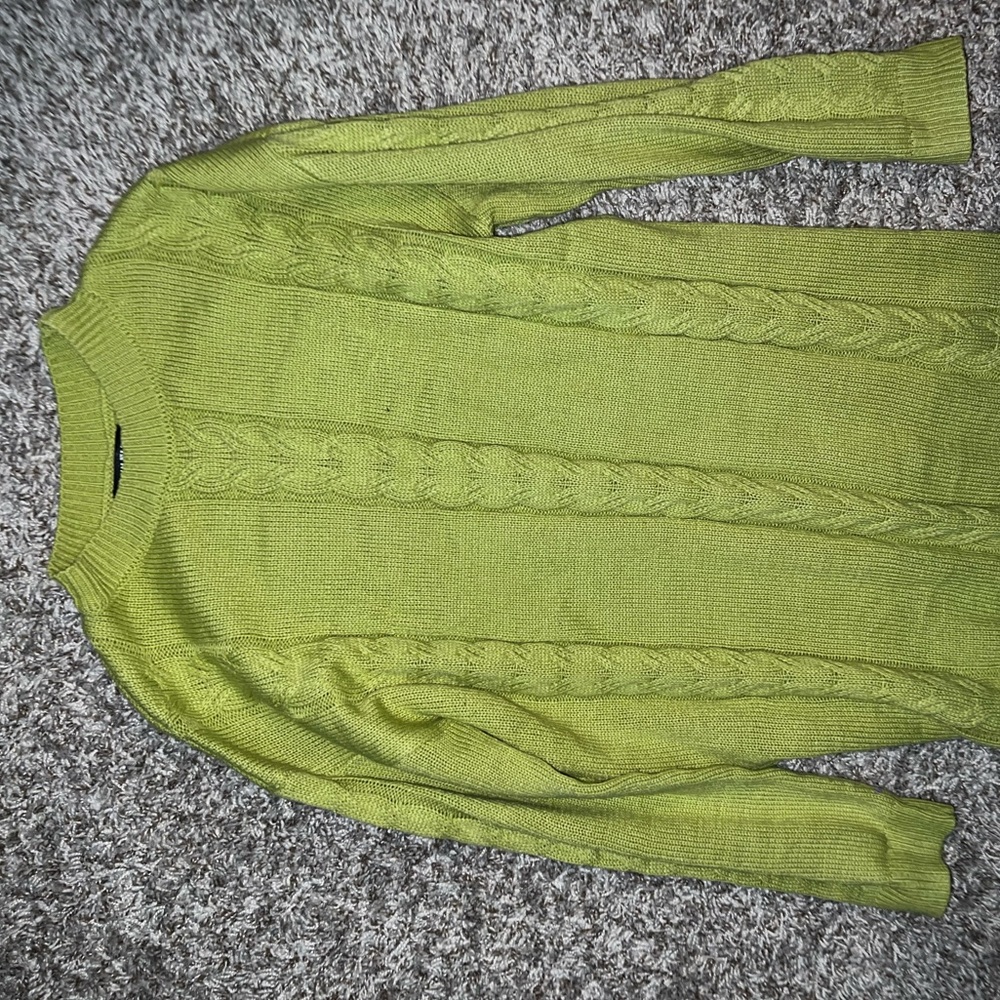 Shein Green Sweater Dress